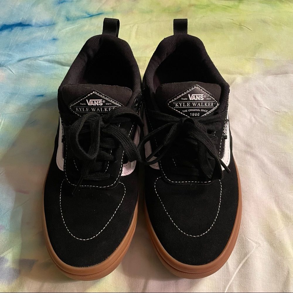 SOLD Vans Kyle Walker Black White and Gum Sneakers